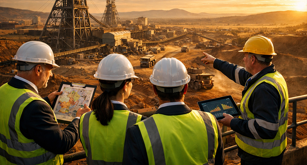 Professional team collaboration